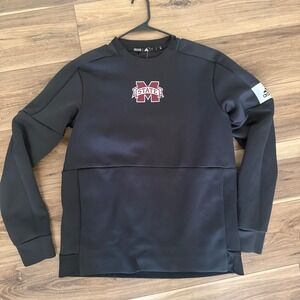 Mississippi State Bulldogs Adidas Crewneck Sweatshirt EC5849‎ Men's Size Large